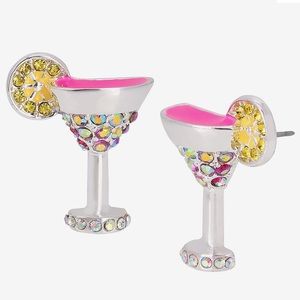 Betsey Johnson Margarita Stud Earrings